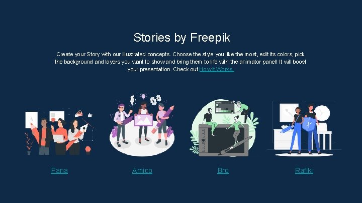 Stories by Freepik Create your Story with our illustrated concepts. Choose the style you