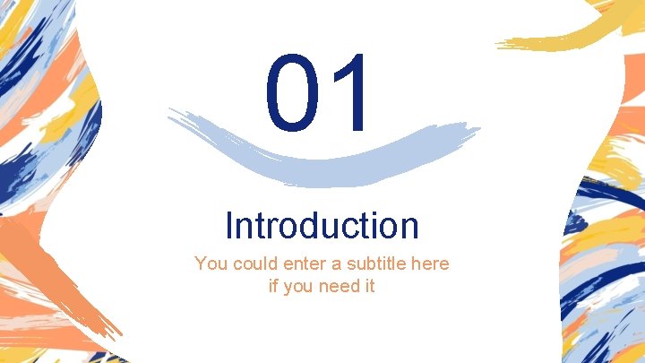 01 Introduction You could enter a subtitle here if you need it 