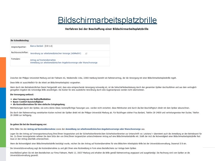 Bildschirmarbeitsplatzbrille 