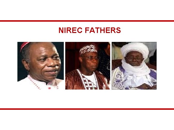 NIREC FATHERS 