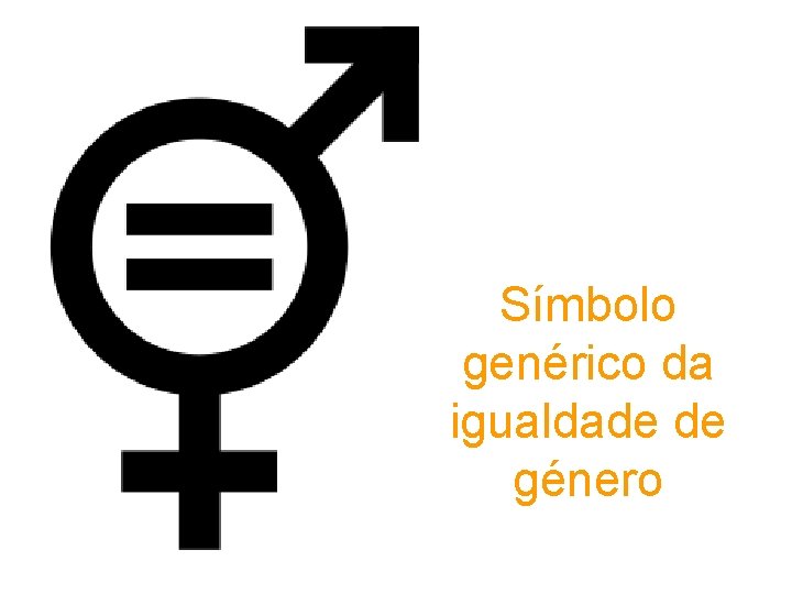 Símbolo genérico da igualdade de género 