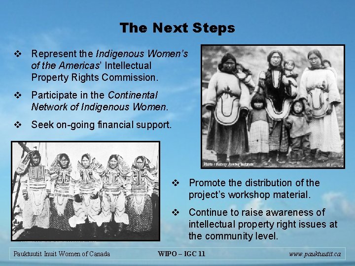 The Next Steps v Represent the Indigenous Women’s of the Americas’ Intellectual Property Rights