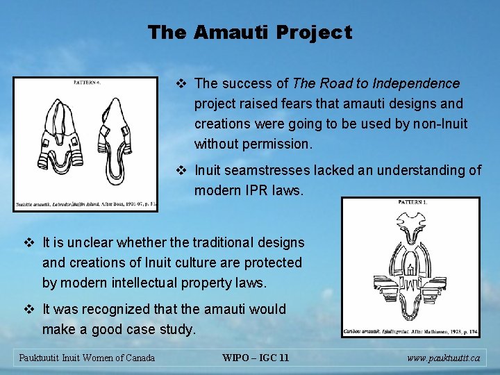 The Amauti Project v The success of The Road to Independence project raised fears