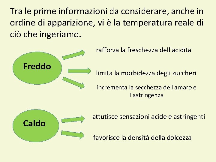 Tra le prime informazioni da considerare, anche in ordine di apparizione, vi è la