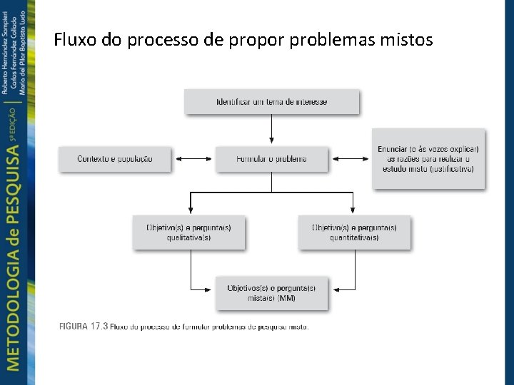 Fluxo do processo de propor problemas mistos 