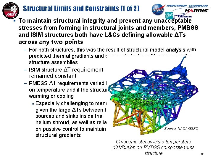 Structural Limits and Constraints (1 of 2) § To maintain structural integrity and prevent