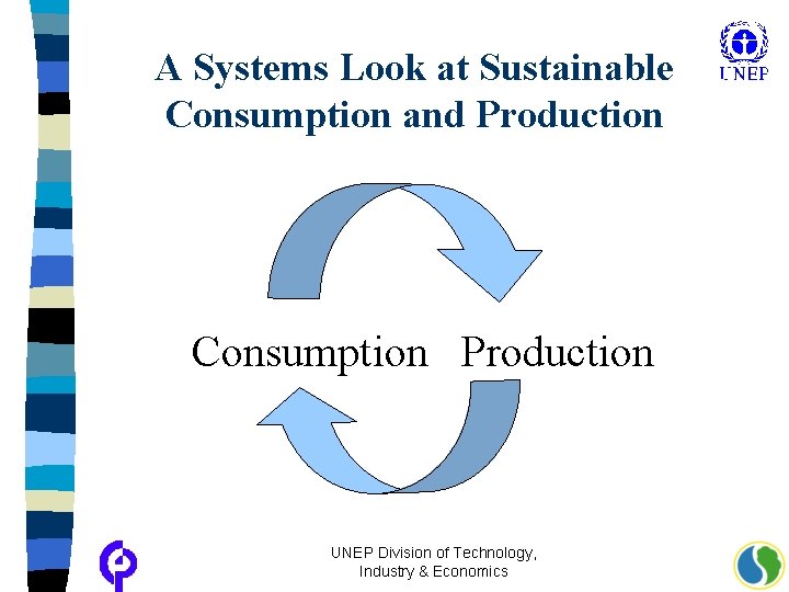 A Systems Look at Sustainable Consumption and Production Consumption Production UNEP Division of Technology,
