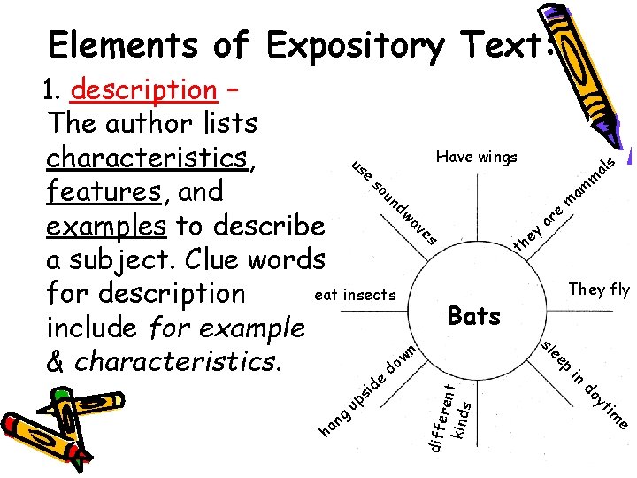 Elements of Expository Text: e us Have wings ve wa d un so am