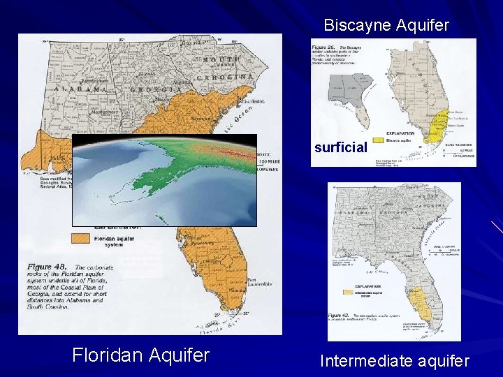 Biscayne Aquifer surficial Floridan Aquifer Intermediate aquifer 