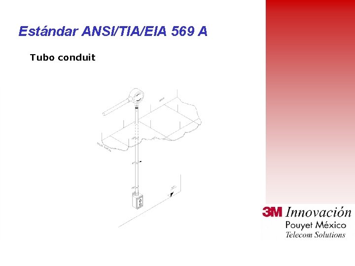 Estándar ANSI/TIA/EIA 569 A Tubo conduit 
