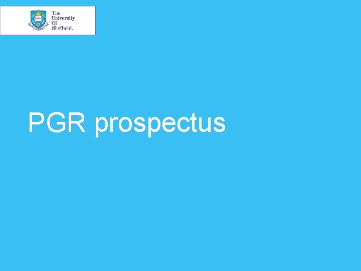 PGR prospectus 