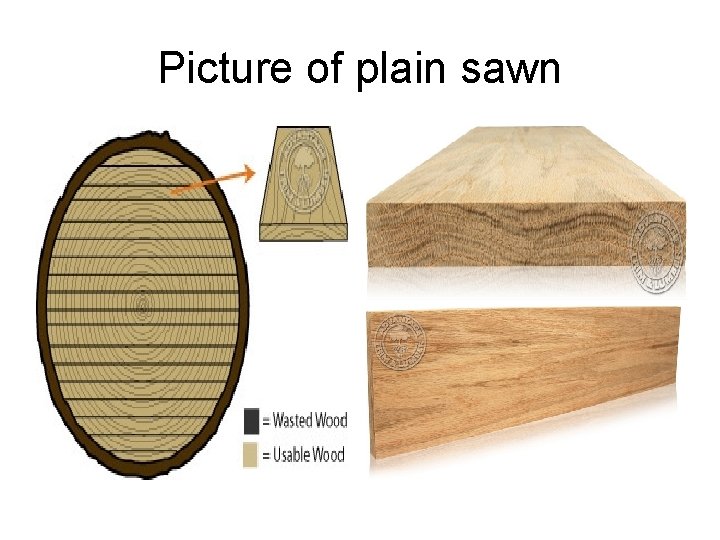 Picture of plain sawn 