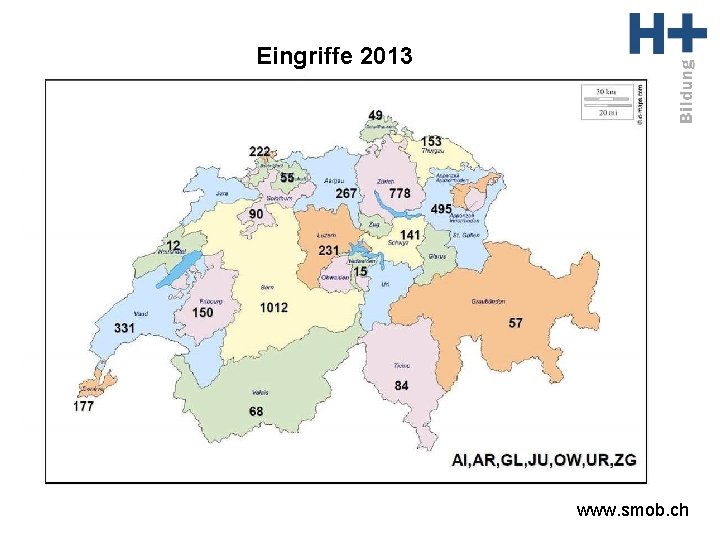 Eingriffe 2013 www. smob. ch 