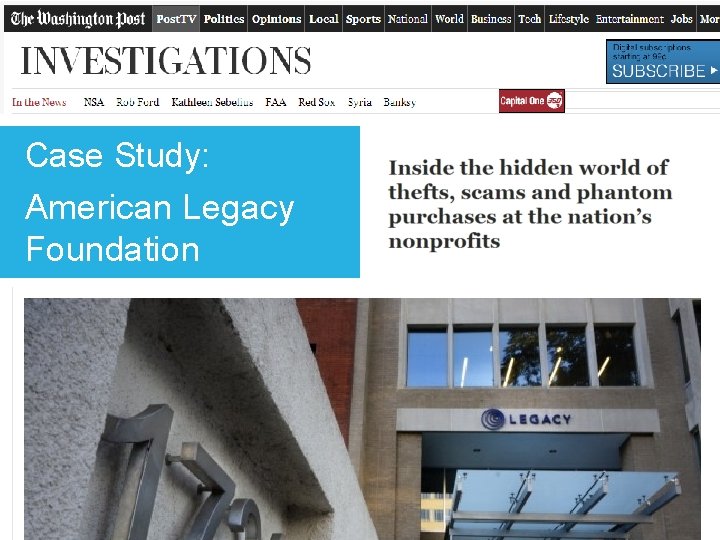 Case Study: American Legacy Foundation 