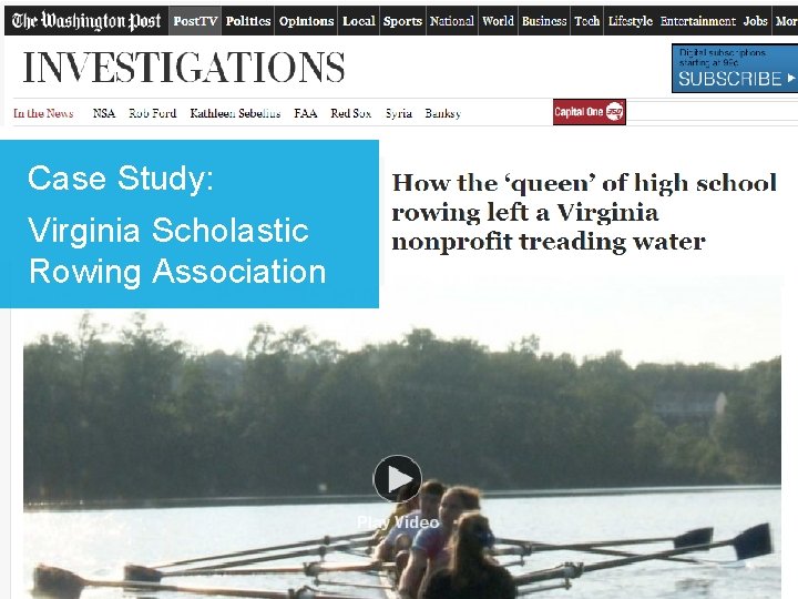 Case Study: Virginia Scholastic Rowing Association 