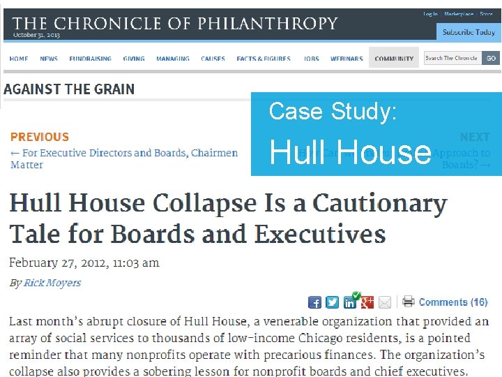 Case Study: Hull House 