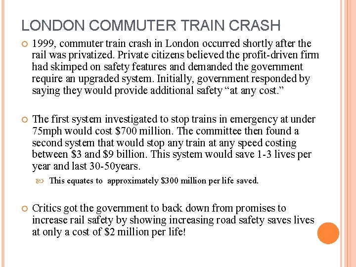 LONDON COMMUTER TRAIN CRASH 1999, commuter train crash in London occurred shortly after the LONDON COMMUTER TRAIN CRASH 1999, commuter train crash in London occurred shortly after the