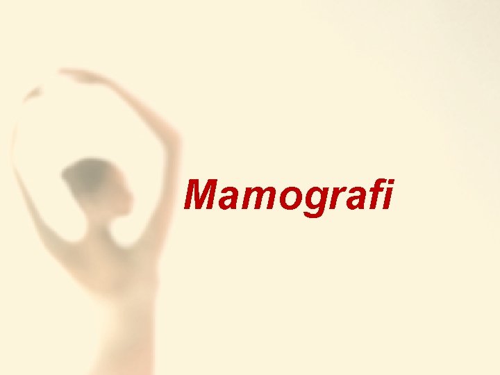 Mamografi 