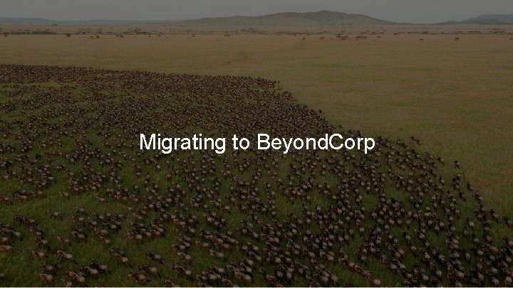 Migrating to Beyond. Corp 