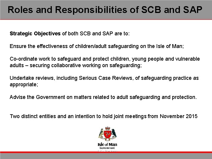 Roles and Responsibilities of SCB and SAP Strategic Objectives of both SCB and SAP