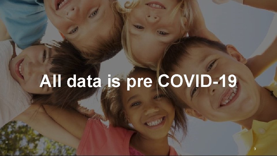 All data is pre COVID-19 3 