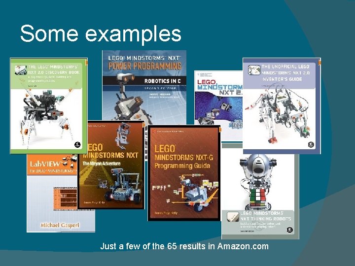 Some examples Just a few of the 65 results in Amazon. com 