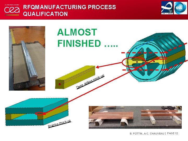 RFQMANUFACTURING PROCESS QUALIFICATION ALMOST FINISHED …. . -up ling e De ck-up Br mo