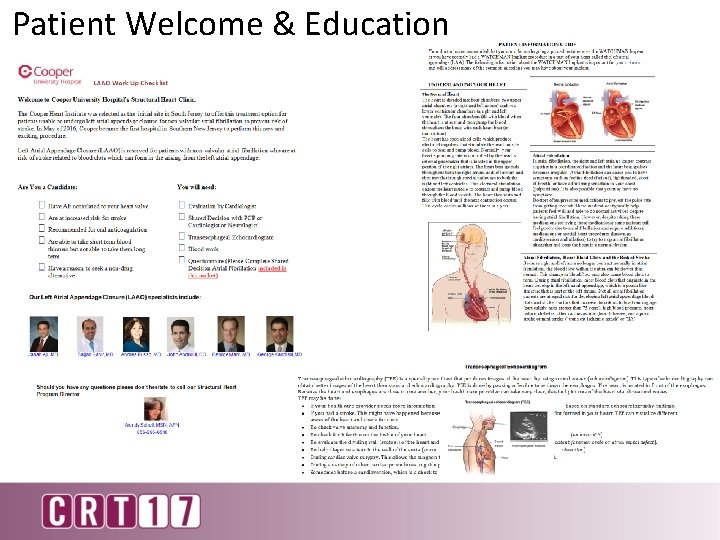  Patient Welcome & Education 