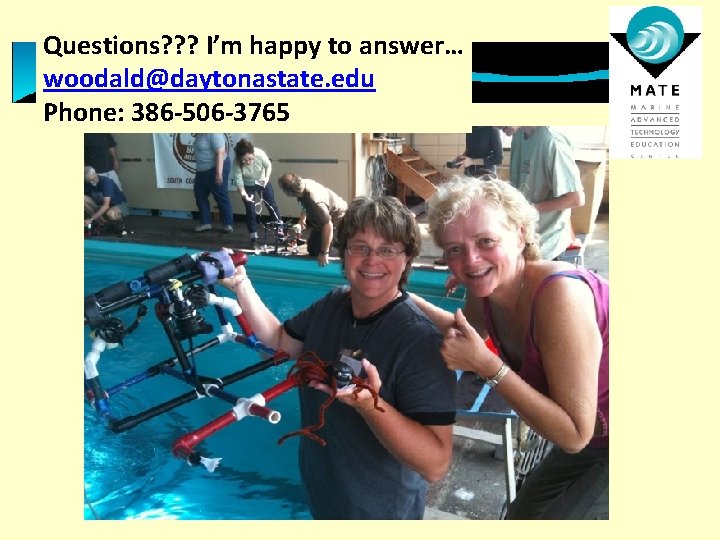 Questions? ? ? I’m happy to answer… woodald@daytonastate. edu Phone: 386 -506 -3765 