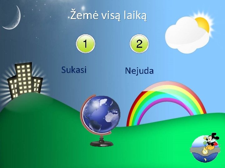 Žemė visą laiką Sukasi Nejuda 