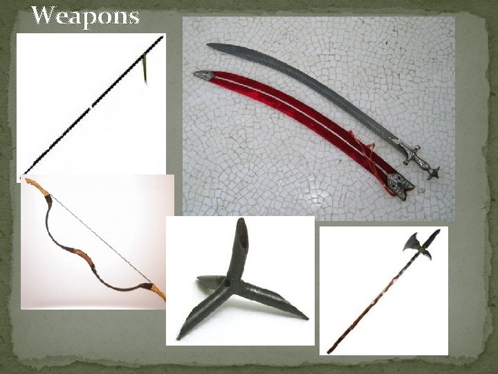 Weapons 