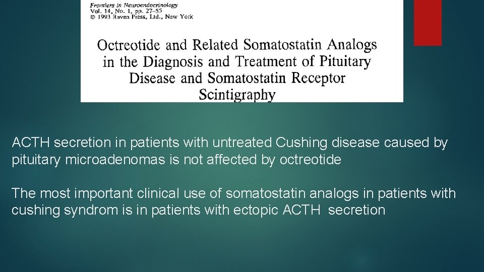 ACTH secretion in patients with untreated Cushing disease caused by pituitary microadenomas is not