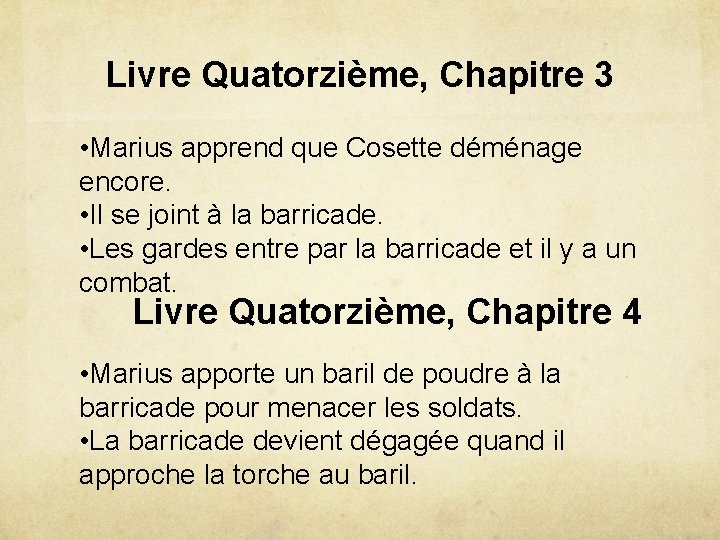 Livre Quatorzième, Chapitre 3 • Marius apprend que Cosette déménage encore. • Il se