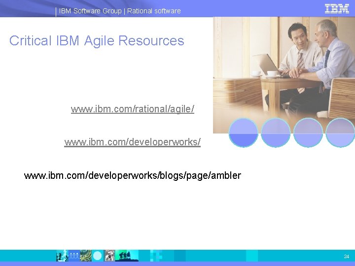 IBM Software Group | Rational software Critical IBM Agile Resources www. ibm. com/rational/agile/ www.