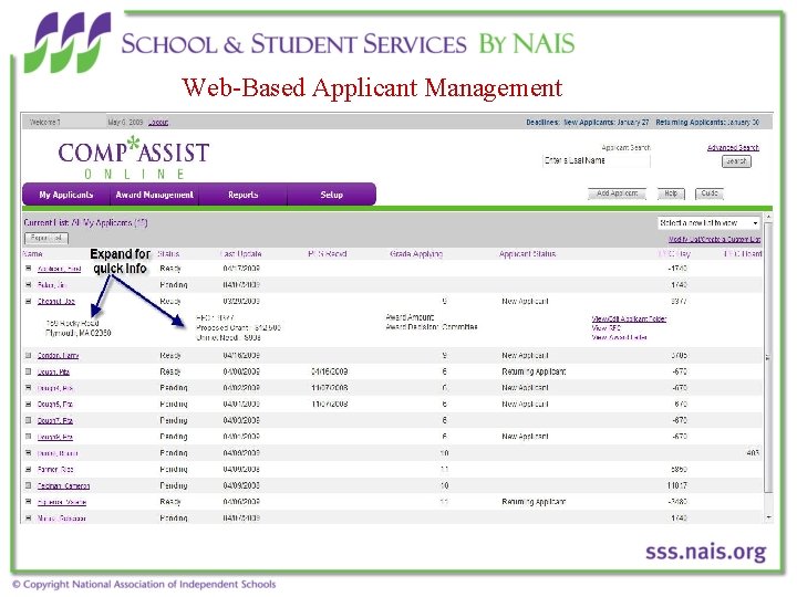 Web-Based Applicant Management 