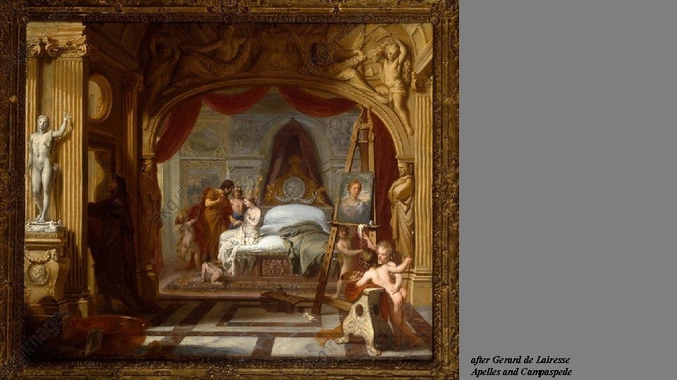 after Gerard de Lairesse Apelles and Campaspede 