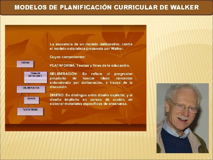 MODELOS DE PLANIFICACIÓN CURRICULAR DE WALKER 