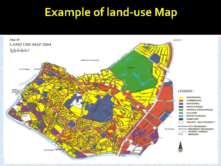 Example of land-use Map 7 