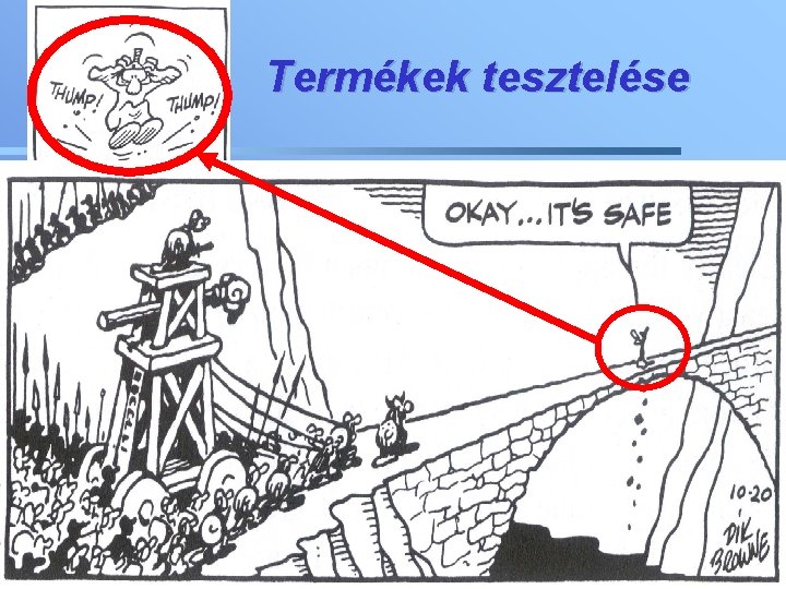 Termékek tesztelése 