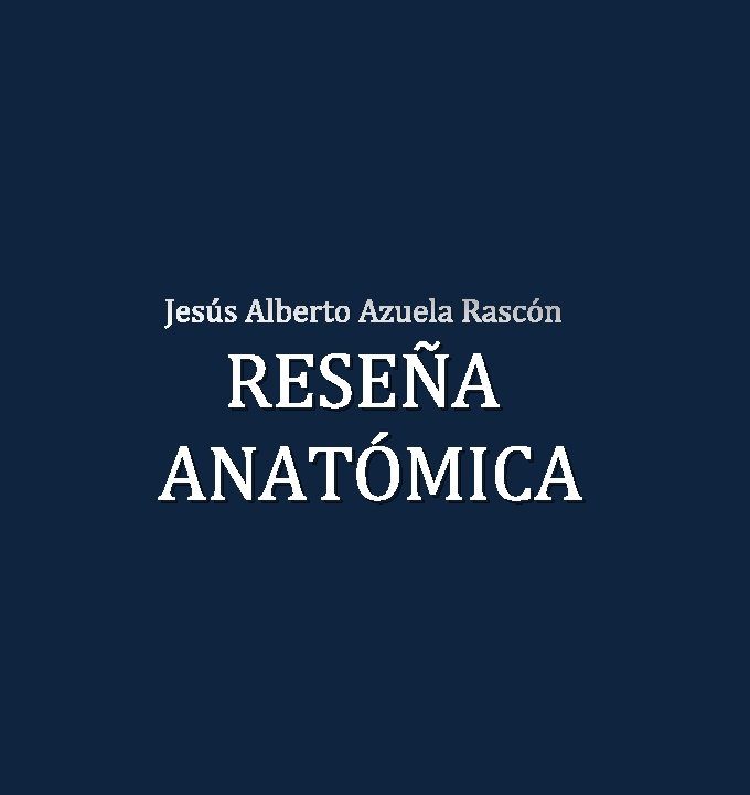 Jesús Alberto Azuela Rascón RESEÑA ANATÓMICA 