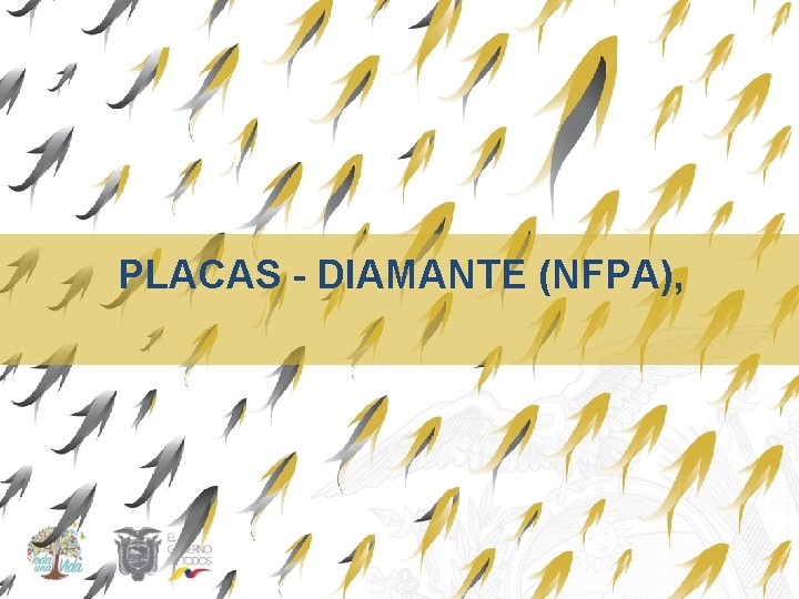 PLACAS - DIAMANTE (NFPA), 