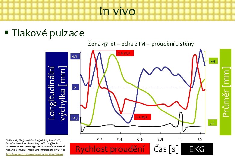 In vivo § Tlakové pulzace Cinthio M. , Ahlgren A. R. , Bergkvist J.