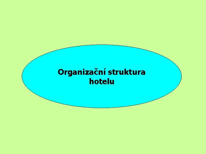 Organizační struktura hotelu 