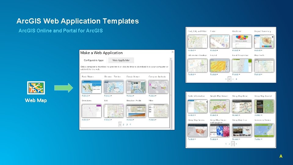 Arc. GIS Web Application Templates Arc. GIS Online and Portal for Arc. GIS Web Arc. GIS Web Application Templates Arc. GIS Online and Portal for Arc. GIS Web