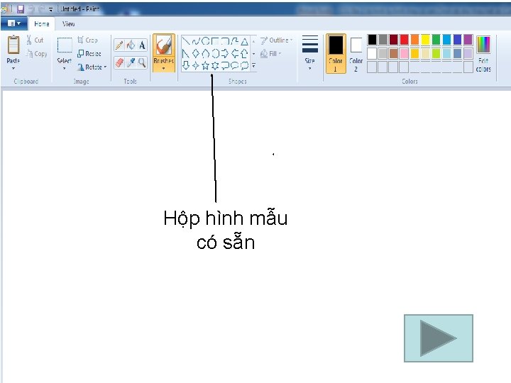 Hộp hình mẫu có sẵn 