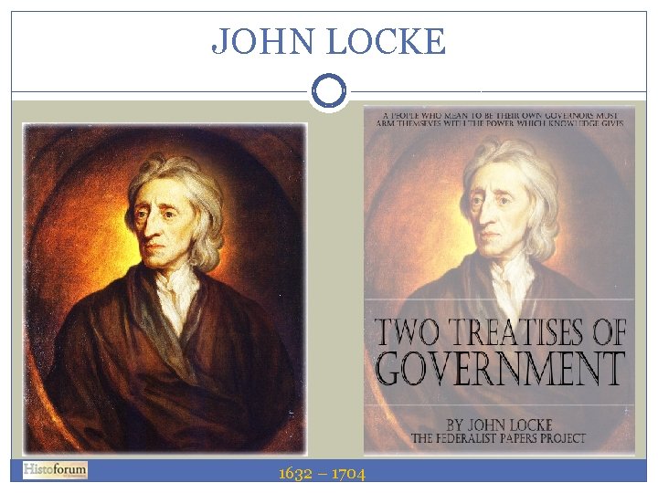 JOHN LOCKE 1632 – 1704 