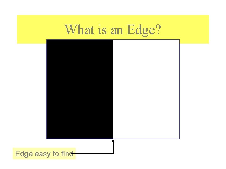 What is an Edge? Edge easy to find 