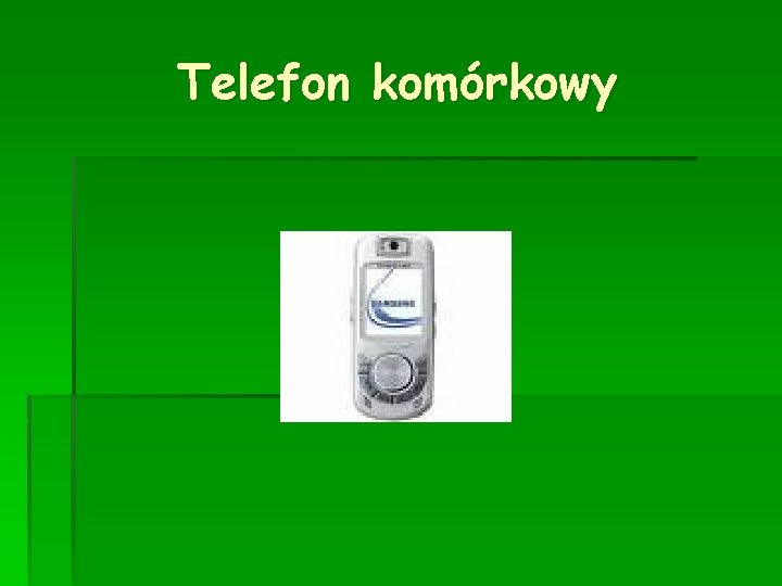 Telefon komórkowy 