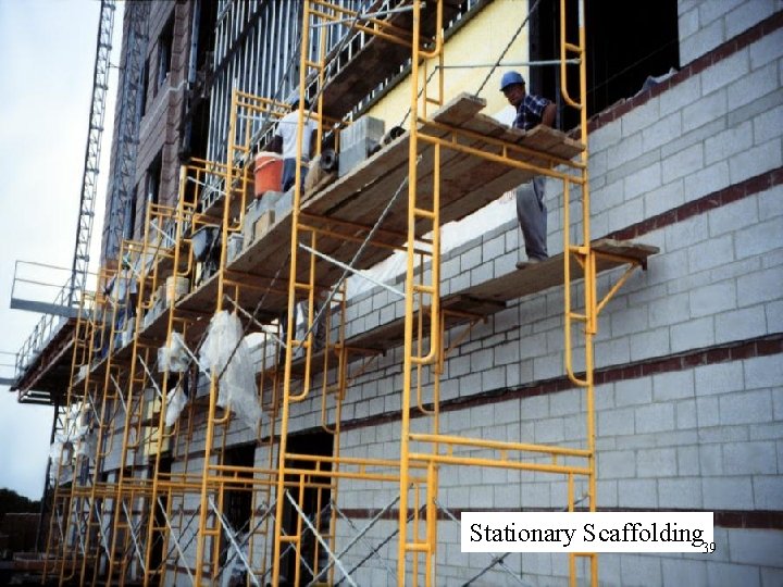 Stationary Scaffolding 39 