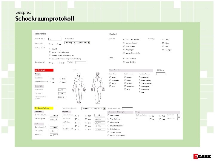 Beispiel: Schockraumprotokoll 